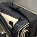 OLANLY Outdoor Rug 6x9 ft Waterproof, Reversible Outdoor Plastic Straw Rug, RV Mat, Indoor Outdoor Carpet Clearance for Patio, Camping, Balcony, Deck, Backyard, Black & Beige