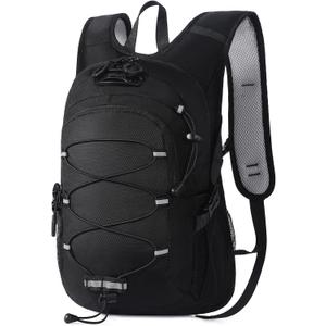 12L Kids Hiking Backpack, Small Hydration Backpack, Waterproof Kids Camping Daypack 5-12, No Water Bladder