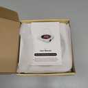 Bluetooth Portable Home CD Music Player with Remote Control, Timer, Built-in Speakers and LED Display - FM Radio Boombox (White)