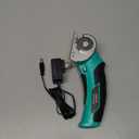 Gifts for Men Christmas Stocking Stuffers for Women Electric Box Cutter Power Shears 4V Cardboard Cutter Carpet Cutter Tool Heavy Duty Rotary Cutter for Thin Box Plastic for Birthday White Elephant (Green)