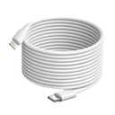 for Extra Long 20ft USB C to Lightning Cable MFi Certified 27W PD Fast Charging iPhone Charger Cord 1 Pack Compatible with iPhone 14/13/12/11 Pro Max/XS MAX/XR/XS/8/ipad &More (White)