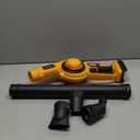 Cordless Leaf Blower Compatible with Dewalt 20V Max Battery (Tool Only), Up to 200MPH Small Electric Leaf Blower, 3 Speeds Mode, Battery Powered Mini Leaf Blowers for Patio (Yellow (Battery & Charger not Included))