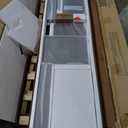 Walker Edison Wren Classic 6 Cubby TV Stand for TVs up to 80 Inches, 70 Inch, Black