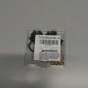 Straw Covers for Stanley Cup Accessories: Black Decorations for Stanley 30 oz & 40 oz Tumbler with Handle, Bling Letter Charms and Flower Silicone Straw Cap Topper, Trendy Stuff for Teen Girls & Women