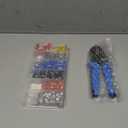 Ferrule Crimping Tool Kit, LUNEY Crimper Plier with 1250PCS Wire Ferrules Kit Wire End Terminals, Self-adjustable Ratchet Tool Set for AWG 23-7 Cable connectors, 0.25-10mm