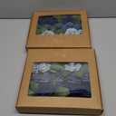 Ling's moment Artificial Flowers, 50Pcs 3" Roses in Dusty Blue Shades, Realistic DIY Foam Floral Decor for Wedding Bouquets/Centerpieces, Outdoor Party Backdrops, Room/Table, Garden/Pot Decorations
