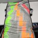 Foldable Snow Sled, Fits 2 Children or 1 Adult, Lightweight and Portable, Strong and Durable, Sturdy Fabric Stitching, Handles with Steering, Kid's Winter Fun 45"18"