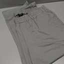 LETAOTAO Mens Big and Tall Full Elastic Waist Pants Stretch Slacks with Zipper Fly and Pockets 48W 28L