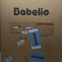 Babelio 36" Tall Baby Gate, 29-48" Auto-Close and Pressure Mounted Baby Gate for Stairs, Doorways, Hallway, PressGuard P7, Easy Walk Thru Pet Gate, Black