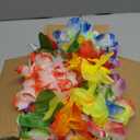 50 PCS Soft Hawaiian Leis Luau Party Decorations Tropical Party Favors Lei Hawaiian Flower Hair Clip,Headbands and Wristbands Perfect for Your Hawaii Luaus Party.
