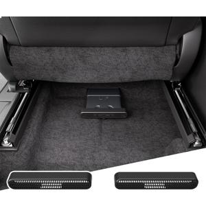 2PCS Under Seat Vent Deflectors Compatible with 2019-2026 Chevy Silverado GMC Sierra 1500 Under Seat Air Vent Extension Replacement for 2019-2026 Chevy Silverado 1500 Accessories
