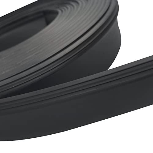 RV Slide Out Seal Black Door Rubber R854056 Slideout Wiper Seal 1-1/2" Molding Trim Weather Seal Stripping Exterior Replacement Kit Compatible with RV Camper Trailer Slideout System Clip-On 25'