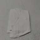 Samefar Womens Tops Dressy Casual Crewneck Ruffle Short Sleeve Shirts Summer Loose Flowy Work Chiffon Blouses Clothes (Large, White)