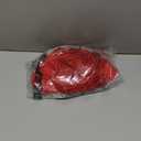 Women's Sexy Deep V-Neck Mini Club Dress (Red, Small)