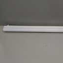No Drill Zebra Blinds for French Door, 24 5/8" W x 72" L, White