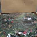 8 Pcs 11 Inch Small Christmas Candle Rings Wreaths Mini Christmas Wreath Artificial Pine Red Berries Pine Cone Faux Candle Ring Holder for Xmas Table Centerpiece Cabinet Window Door Decor