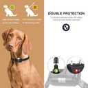 Dog Training Collar for 2 Dogs, 3300ft Remote Dog Shock Collar with Night LED Light, IPX7 Waterproof Rechargeable E-Collar, 4 Modes (Beep, Vibration, Shock) for Small Medium Large Dogs