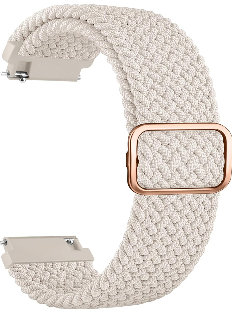 Maledan Braided Stretchy Band Compatible for Fitbit Sense/Fitbit Versa 3/ Versa 4/ Sense 2 Bands Women Men, Soft Elastic Strap Bracelet Wrist Bands for Fitbit Sense/Versa 3 Smart Watch Band Accessory