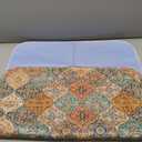 nunubaby Washable Pee Pads for Dogs, Stylish, Non Slip and Leak Proof Pee Pads. Reusable Potty Pads for Dogs for Crates and Floors.(Cream/Multi, 24" x36" )