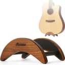 Acoustic Guitar Stand, Clip-On Self-Standing Solid Wood Guitar Stand, Portable Lightweight Guitar Stand Floor, Compact Guitar Holder for Travel and Stage, Gift for Acoustic, Classic and Folk Guitar