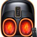 Foot Massager Machine with Heat, Upgraded Deep Rolling, Compression, Ankle Kneading, Shiatsu Foot Massager for Neuropathy Plantar Fasciitis, Gifts for Home Office Men Women Fits Up to 13"