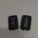 TANDRIVE 5-Button Key Fob Cover for Jeep 2025 2026 Grand Cherokee Wagoneer, Silicone, 2-Pack, Black