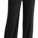 NIMIN High Waisted Work Pants for Women Wide Leg Dressy Pants Business Casual Trousers 2026 Summer Slacks with Pockets (Black, XS)