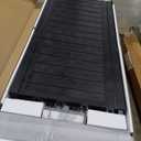 260 Gallon Metal Outdoor Deck Box Waterproof, Black K1163P306623