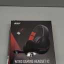 acer Wireless Gaming Headset, PS5 Headset with 2.4GHz for Ps5, Ps4, PC, Switch, Bluetooth 5.3 + 100Hrs Gaming Headphones with Noise Canceling Mic for Laptop, Mobile, Mac, 50mm Drivers (Red)