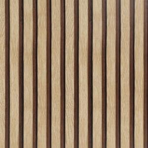 Arthome 17''x120'' Wood Slat Wallpaper Peel and Stick self Adhesive Wood Wallpaper PVC Vinyl Decorative Removable Wallpaper Waterproof Faux Wood Grating Stripe Contact Paper for Living Room Bedroom