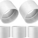 5 Pack Replacement Central Vacuum 2" PVC Stop Coupling Fitting Used for Rough