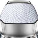Windshield Cover for Winter Ice/Snow/Frost, Heavy Duty Ultra Thick Protective Windscreen Cover, Snow Ice Frost Dust Water Resistent, Pefect for Car SUV All Years Autumn/Winter (59 x 47")
