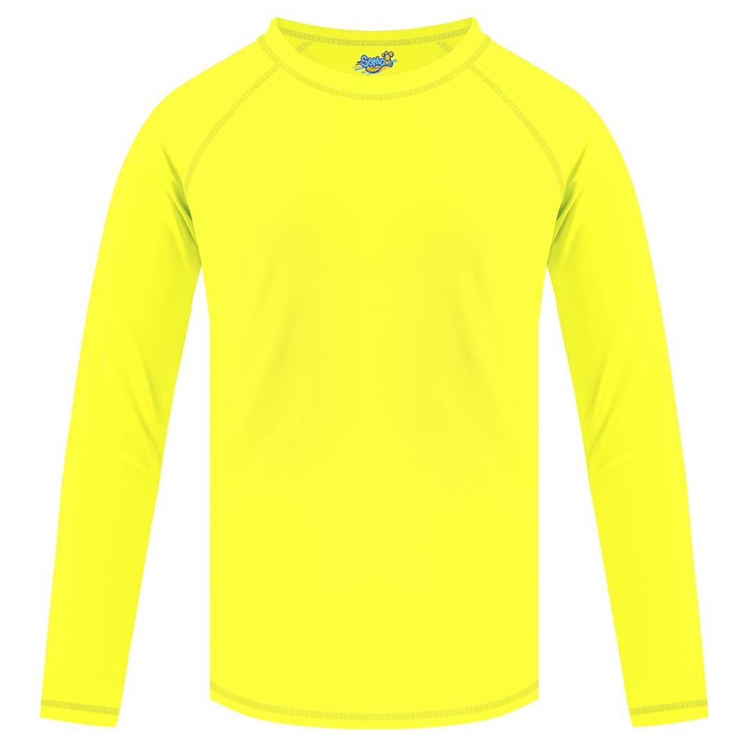 Boys' Rash Guard Long Sleeve UPF 50 Sun Shirts for Toddler Kids Youth Water Swimming Rashguard, 3T