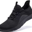 ALEADER Women's Energycloud Lightweight Slip On Walking Running Shoes (9, All Black)