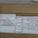 Acrylic Ladder Bookshelf 9.5" D x 15.6" W x 73" H Clear Bookcase Narrow Display Shelf for Small Space Wall Mounted Storage Rack for Living Room Bedroom Cloakroom Bathroom (5-Tier)