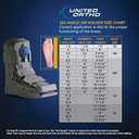 United Ortho USA16119 360 Air Walker Ankle Fracture Boot, X Large, Grey