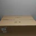 Kufutee Folding TV Tray Table, Small Folding Side Table with Storage Bag, Portable C Shaped End Stand for Couch Sofa Bed, Rustic Brown