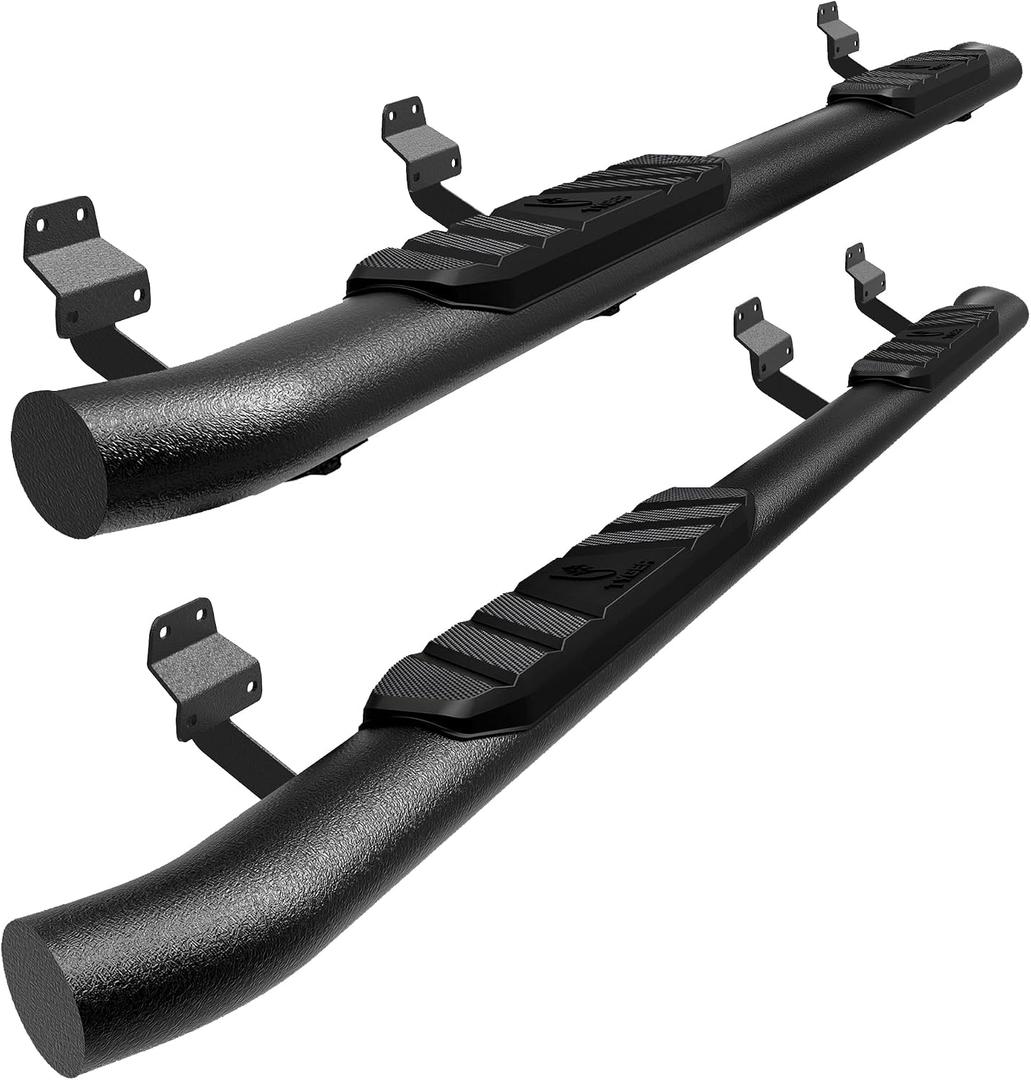 Tyger Auto 3.5" Rider Running Boards Compatible with 2015-2026 Ford F-150; 2022-2026 F-150 Lightning; 2017-2026 F-250 F-350 SD | Supercrew Cab | TG-SS2F35058 | Side Step Rail Nerf Bars