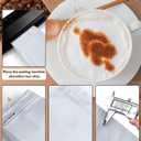 FireKylin 50 PCS Coffee Bags with Valve, (8 oz, 0.5 lb) Stand Up Pouches, Resealable Vented Food Storage Bags Side Zipper(White)