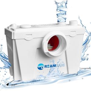 Macerator Pump,500WMacecrating Toilet Pump for Basement with 4 Water Connections for Macerating Toilet,Cooking Sink,Laundry