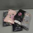 Bluemaple 6 Pack Copper Compression Socks for Women and Men Circulation-Best Support for Medical, Running, Nursing, Athletic (Small-Medium, D-assorted11-flowers01)