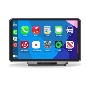 7 in. HD Portable Wireless Car Stereo w/ Apple CarPlay & Android Auto w/ Mirror LinkBacku