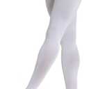 Capezio Women's Ultra Soft Transition Tight, White, Small-Medium