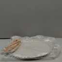 10 inch Crepe Pan, Nonstick Pan for Crepes Omelette Tortillas, Dosa Tawa Tortilla Pan, Griddle Pancake Pan for Roti Indian, Induction Compatible (White)