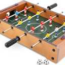 Foosball Table - 20-Inch Mini Soccer/Football Table Game for Arcade, Game Room, and Mancave - Set Includes Two Balls and Score Keeper by Hey Play