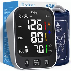 Blood Pressure Monitor2026 New Upgrade Accurate Upper Arm Blood Pressure Cuff for Home Use,Automatic Digital BP Monitors with Wide Range Cuff,Adjustable Large BP Cuff(8.6"-16.5"),2 * 199 Memory