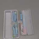 YUNCHI Sonic Electric Toothbrush for Adults & Kids, Rechargeable Battery Electric Toothbrush, 8 Brush Heads, 5 Modes, 44000 VPM Motor, 2 Min Smart Timer, IPX7 Waterproof, Travel Case, 90 Days-Gradient (A Metallic Pink Blue Gradient)