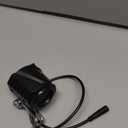 E-Bike LED Headlight with Horn 3 Pin Female Waterproof Connector 36V 48V 4 Beads Bicycle Replacement Headlamp for Electric Bicycles and E-Scooter 15 In Wire