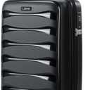 20 inch carry on luggage 22x14x9 Airline Approved, Black