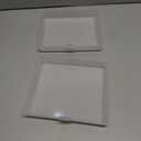 2-Pack AP5609551 8 x 7 Light Cover Compatible with Nutone, Broan, Kenmore (S97011813) Bathroom Vent Fan Light Made From Heavy Duty Plastic(Upgraded Version)